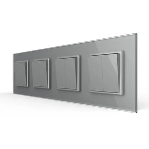 Livolo | Grijs | 1+2+2+2 | Aan/Uit | Wipschakelaar Livolo Nederland B.V.