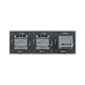 Livolo | Γκρι | 1+SR+SR | Dimmer | Διακόπτης με διπλή πρίζα τοίχου Livolo Nederland B.V.