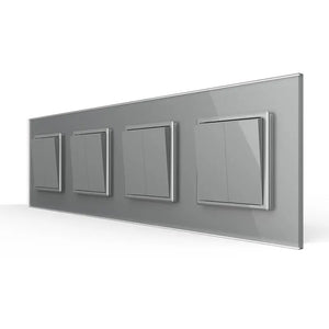 Livolo | Grijs | 2+2+2+2 | Aan/Uit | Wipschakelaar Livolo Nederland B.V.