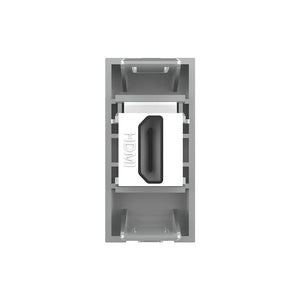 Livolo grijze SR HDMI module voor een nette ingebouwde multimedia aansluiting