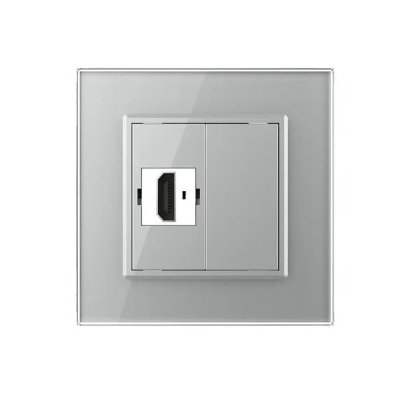 Livolo | Grijs | SR | HDMI | Blindplaat Livolo Nederland B.V.