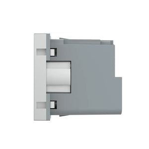 Grijze Livolo slimme wandcontactdoos voor modulaire SR glasplaat