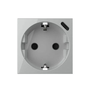 Livolo | Grijs | SR | Module | Wandcontactdoos + USB-C Oplader Livolo Nederland B.V.