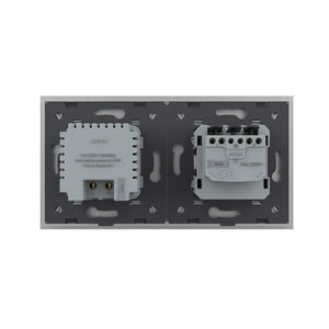 Livolo | Grijs | SR+SR | Wandcontactdoos | Wandverlichting | Beweging en nacht sensor Livolo Nederland B.V.