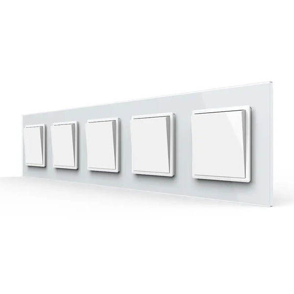 Livolo | Wit | 1+1+1+1+1 | Aan/Uit | Wipschakelaar Livolo Nederland B.V.