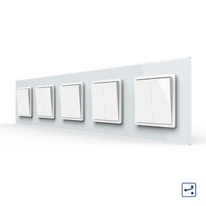 Livolo | Wit | 1+2+2+2+2 | Aan/Uit | Wissel | Wipschakelaar Livolo Nederland B.V.