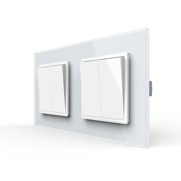 Livolo | Wit | 2+2 | Aan/Uit | Wipschakelaar Livolo Nederland B.V.