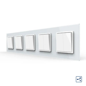 Livolo | Wit | 2+2+2+2+2 | Aan/Uit | Wissel | Wipschakelaar Livolo Nederland B.V.