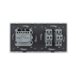 Livolo | Wit | 2+SR | Aan/Uit | Wipschakelaar met wandcontactdoos Livolo Nederland B.V.