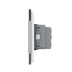 Livolo | Wit | 2+SR | Rolluik schakelaar met wandcontactdoos Livolo Nederland B.V.