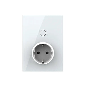 Livolo | Wit | Aan/Uit | Wisselschakelaar met wandcontactdoos | 1 inbouwdoos | Smart Home Livolo Nederland B.V.