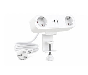 Livolo | White | Desk Power Strip | Double Socket + Double USB-C Charger Livolo Nederland B.V.