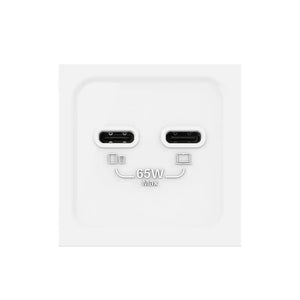 Livolo | Wit | SR | Module | Dubbele USB-C oplader 65W Livolo Nederland B.V.