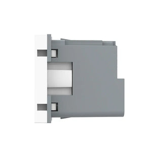 Witte Livolo slimme wandcontactdoos voor modulaire SR glasplaat