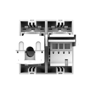 Witte Livolo telefoon en netwerk aansluiting Cat6 voor design schakelmateriaal