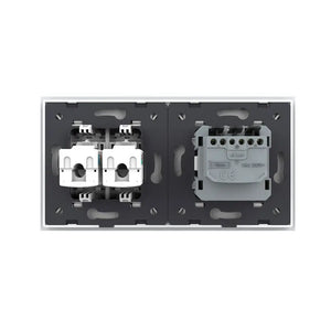 Livolo | Wit | SR+SR | Wandcontactdoos | Netwerk | Netwerk Livolo Nederland B.V.