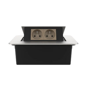 Livolo | Zilver | 2 | Pop-Up Stekkerdoos | Push | Inbouw | France | Stopcontacten - Goud Livolo Nederland B.V.