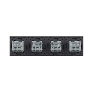 Livolo | Zwart | 1+1+1+1 | Puls | 12 of 24V DC | Schakelaar Livolo Nederland B.V.
