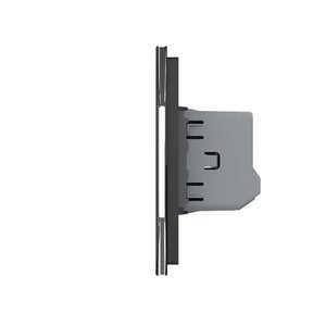 Livolo | Zwart | 1+1+2 | Aan/Uit | 12 of 24V DC | Schakelaar Livolo Nederland B.V.