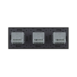 Livolo | Zwart | 1+1+2 | Aan/Uit | 12 of 24V DC | Schakelaar Livolo Nederland B.V.