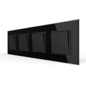 Livolo | Zwart | 1+1+2+2 | Aan/Uit | Wipschakelaar Livolo Nederland B.V.