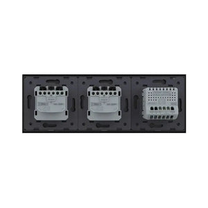 Livolo | Μαύρο | 1+SR+SR | Dimmer | Διακόπτης με διπλή πρίζα τοίχου Livolo Nederland B.V.