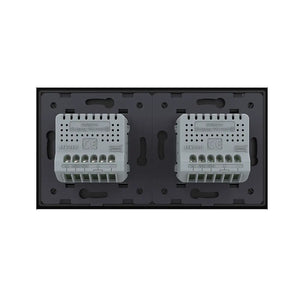 Livolo | Zwart | 2+2 | Puls | 12 of 24V DC | Schakelaar Livolo Nederland B.V.