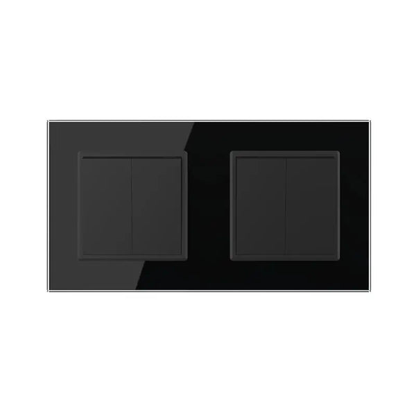 Livolo | Zwart | 2+2 | Puls | Wipschakelaar Livolo Nederland B.V.