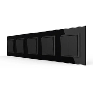 Livolo | Zwart | 2+2+2+2+2 | Aan/Uit | Wipschakelaar Livolo Nederland B.V.