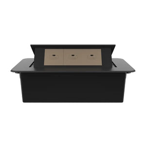 Livolo | Zwart | 3 | Pop-Up Stekkerdoos | Push | Inbouw | USB-C - Goud Livolo Nederland B.V.