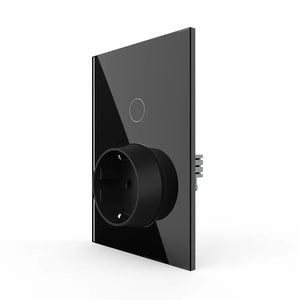 Livolo | Schwarz | Ein/Aus | Umschalter mit Steckdose | 1 Unterputzdose Livolo Nederland B.V.