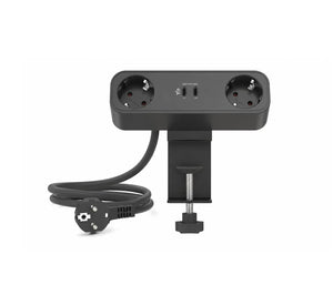Livolo | Black | Desk Power Strip | Double Socket + Double USB-C Charger Livolo Nederland B.V.