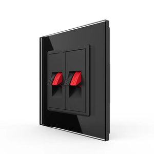 Livolo | Zwart | SR | Audio insteek | Audio insteek Livolo Nederland B.V.