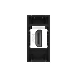 Livolo zwarte SR HDMI module voor een nette ingebouwde multimedia aansluiting
