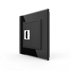 Livolo | Zwart | SR | HDMI | Blindplaat Livolo Nederland B.V.