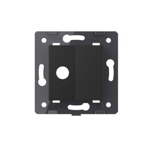 Livolo | Zwart | SR | Kabeldoorvoer | Blindplaat Livolo Nederland B.V.