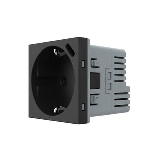 Livolo | Zwart | SR | Module Wandcontactdoos + USB-C Oplader Livolo Nederland B.V.