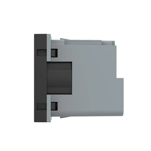 Zwarte Livolo slimme wandcontactdoos voor modulaire SR glasplaat