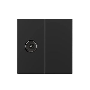 Livolo | Zwart | SR | TV - Male | Blindplaat Livolo Nederland B.V.