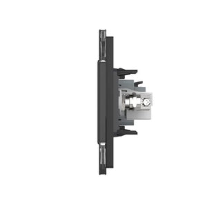 Livolo | Zwart | SR+SR | Wandcontactdoos | Netwerk | TV Livolo Nederland B.V.