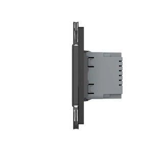 Livolo | Zwart | SR+SR | Wandcontactdoos | Wandverlichting Livolo Nederland B.V.