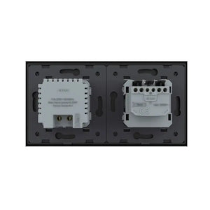 Livolo | Zwart | SR+SR | Wandcontactdoos | Wandverlichting Livolo Nederland B.V.