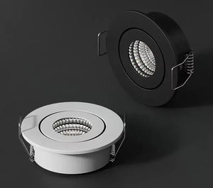 Mini Inbouwspot | Wit | Kantelbaar en Richtbaar | IP44 | Rond | ø 45mm Livolo Nederland B.V.