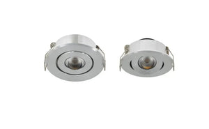 Mini Inbouwspot | Zilver | Kantelbaar en Richtbaar | IP44 | Rond | ø 45mm Livolo Nederland B.V.