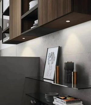 Mini Inbouwspot | Zilver | Kantelbaar en Richtbaar | IP44 | Rond | ø 45mm Livolo Nederland B.V.