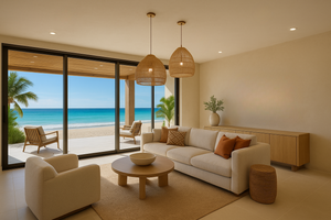 Energiezuinige LED inbouwspots in een designinterieur