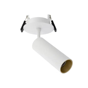 Spot embutido ajustável | Branco com anel interno dourado | Rotativo | Design de luxo | Ø75-83mm Livolo Holanda