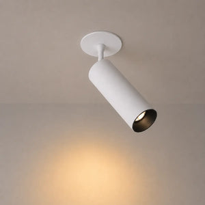 Richtbare Inbouwspot | Wit met zwarte binnenring | Draaibaar | Luxe Design | Ø75-83mm Livolo Nederland