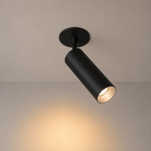 Richtbare Inbouwspot | Zwart met zilveren binnenring | Draaibaar | Luxe Design | Ø75-83mm Livolo Nederland B.V.
