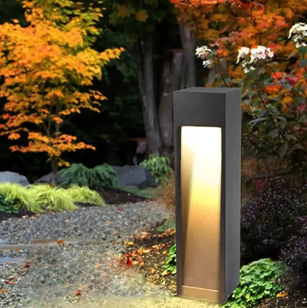 Gartenlampe stehend | IP65 wasserdicht | Plug -and -Play | Schwarz
